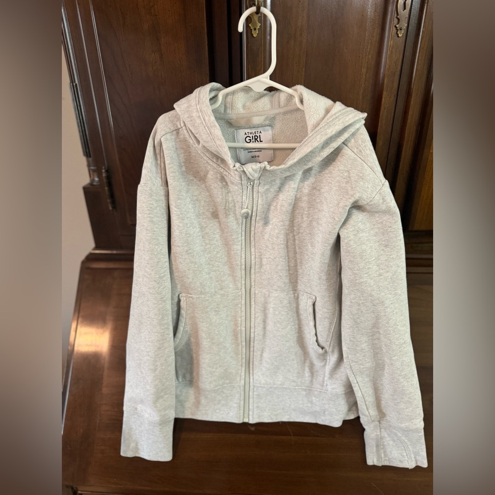 Athleta Grey Zip